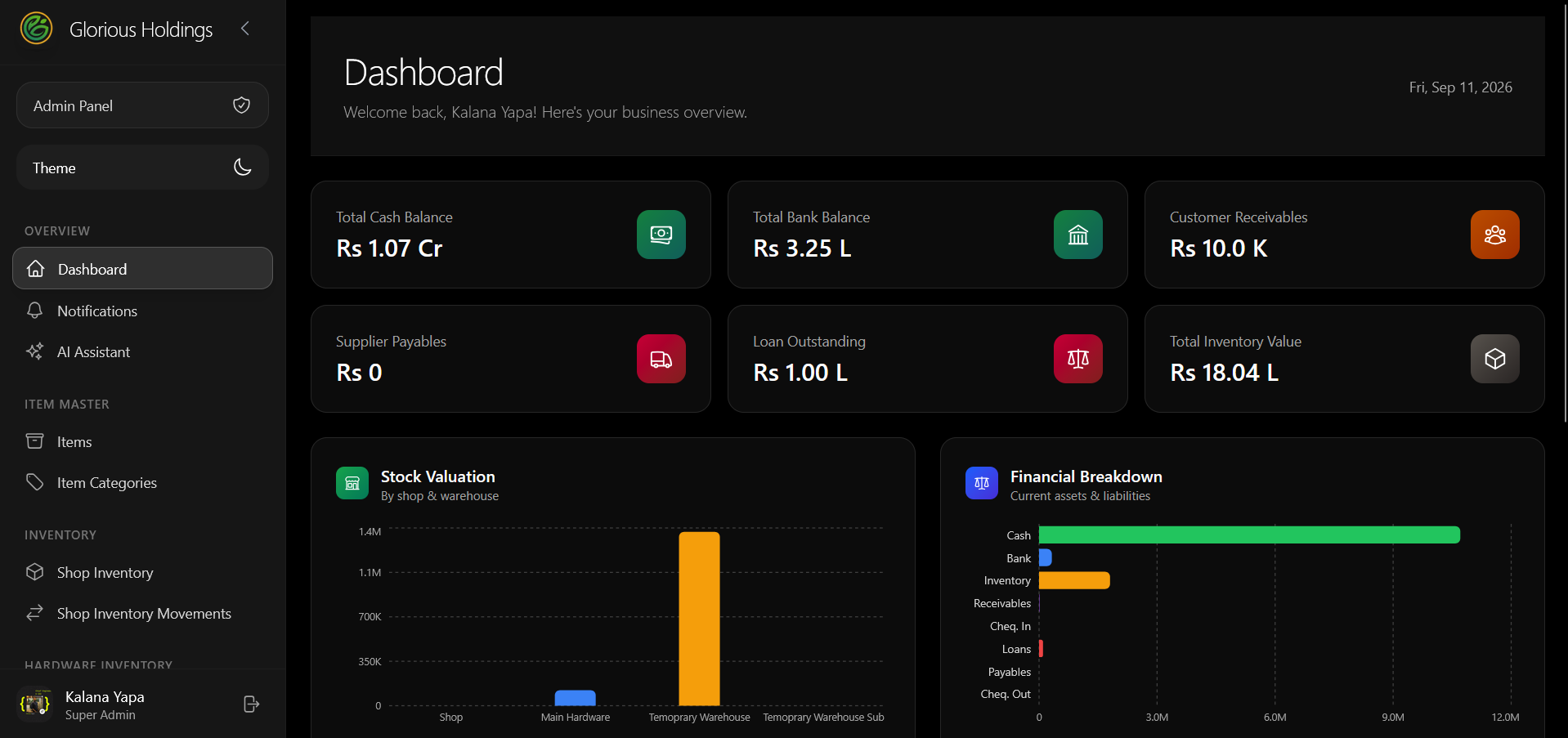 Glorious Holdings Enterprise Digital Transformation screenshot 1